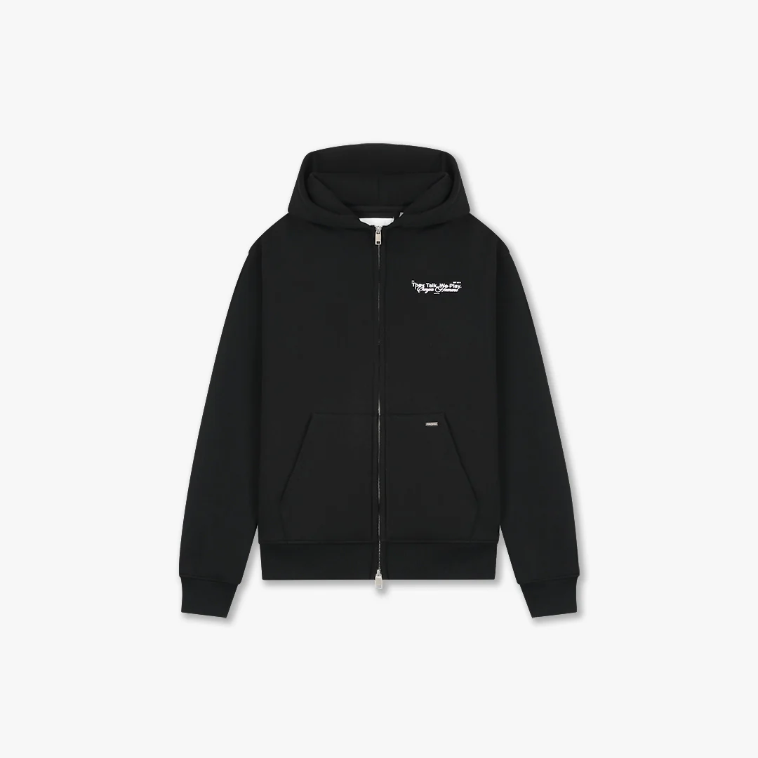 Croyez Talk And Play Zip Hoodie | Black