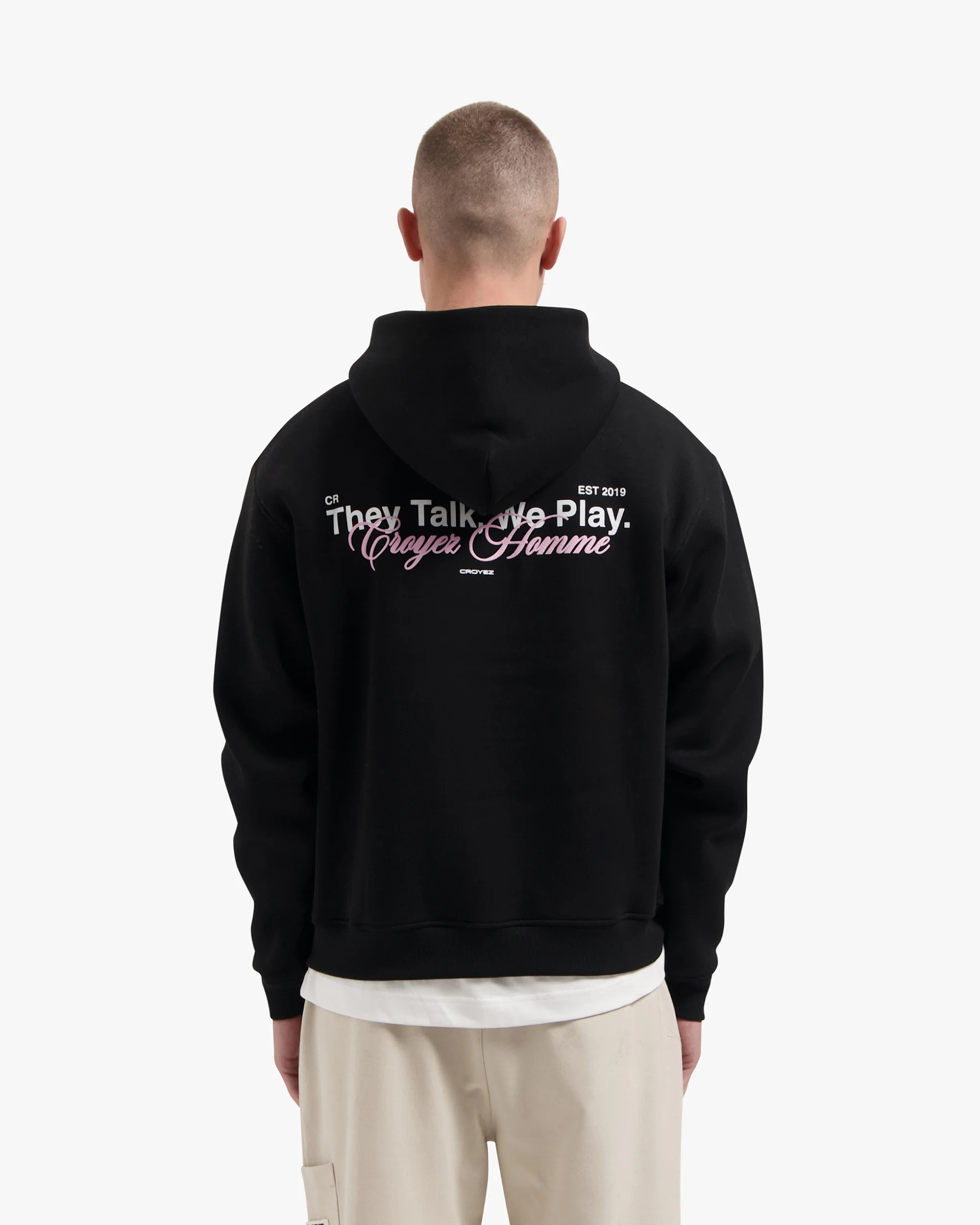 Croyez Talk And Play Zip Hoodie | Black - Image 4