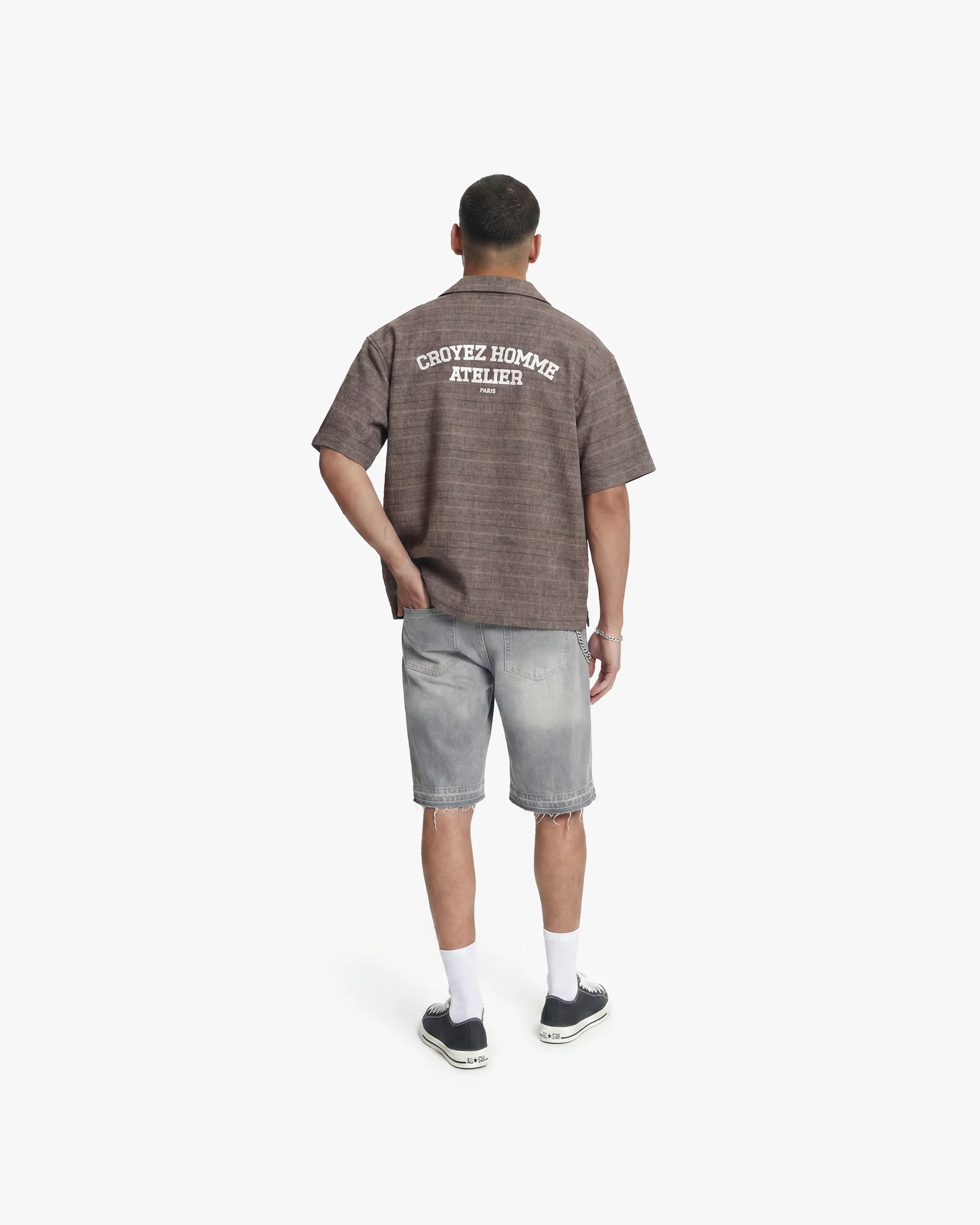 Croyez Vintage Flannel | Washed Brown - Image 6