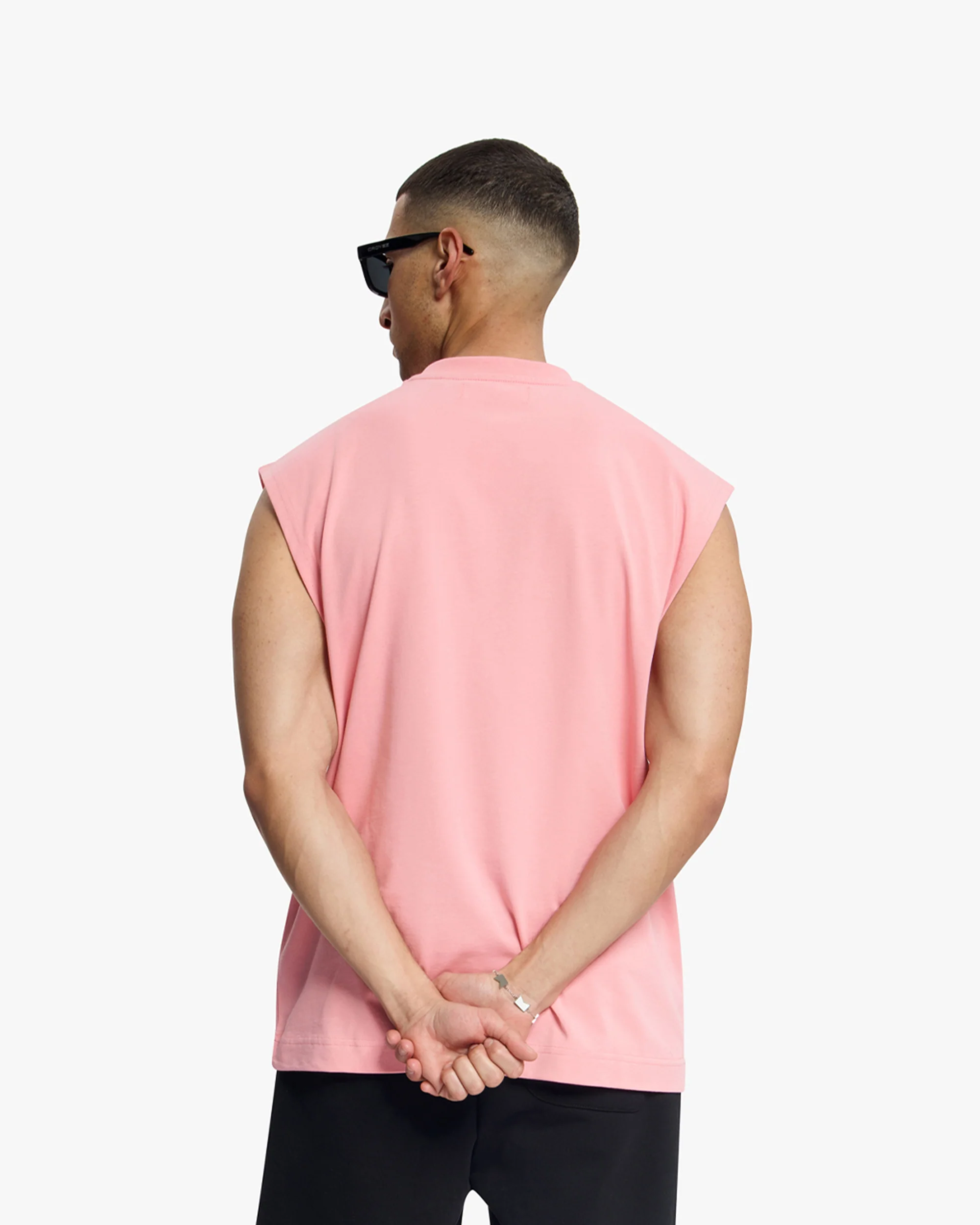 Croyez Winners Sleeveless T-Shirt | Pink - Image 5