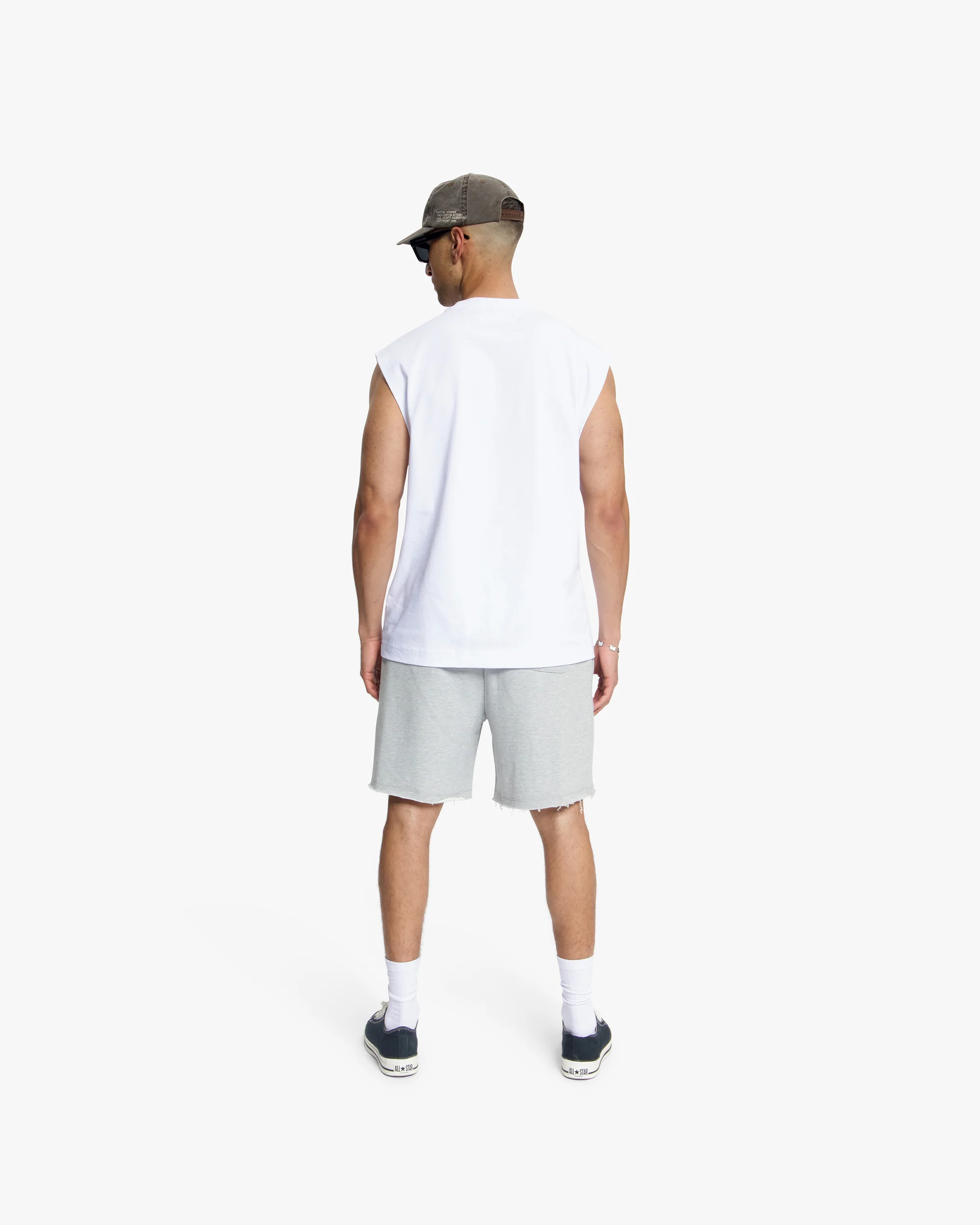 Croyez Winners Sleeveless T-Shirt | White - Image 8