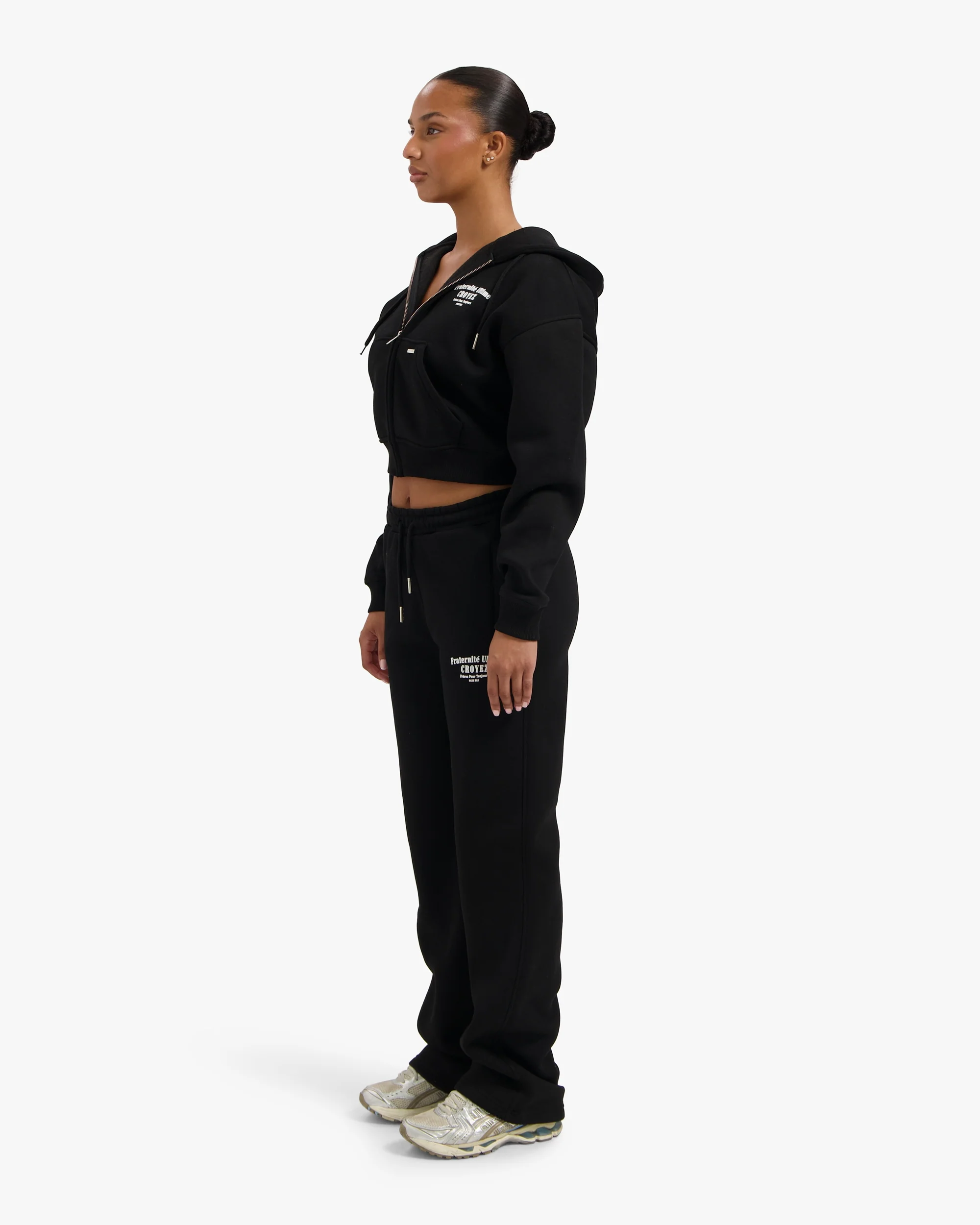 Croyez Women Fraternité Tracksuit | Black - Image 6