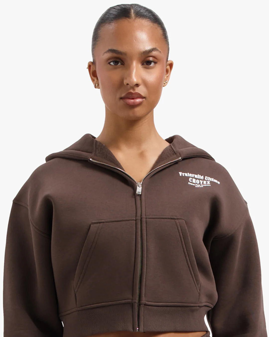 Croyez Women Fraternité Tracksuit | Chocolate - Image 4