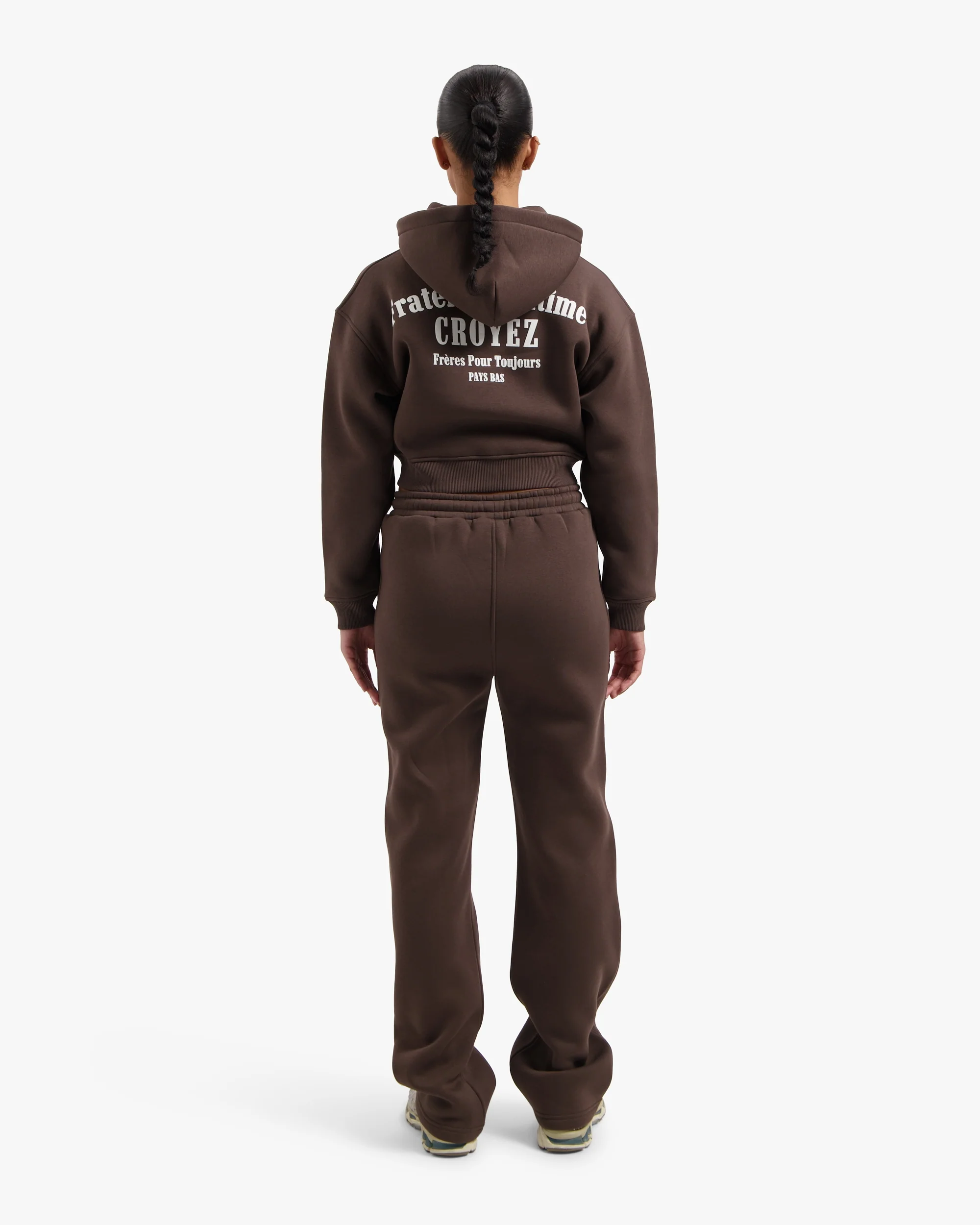 Croyez Women Fraternité Tracksuit | Chocolate - Image 6