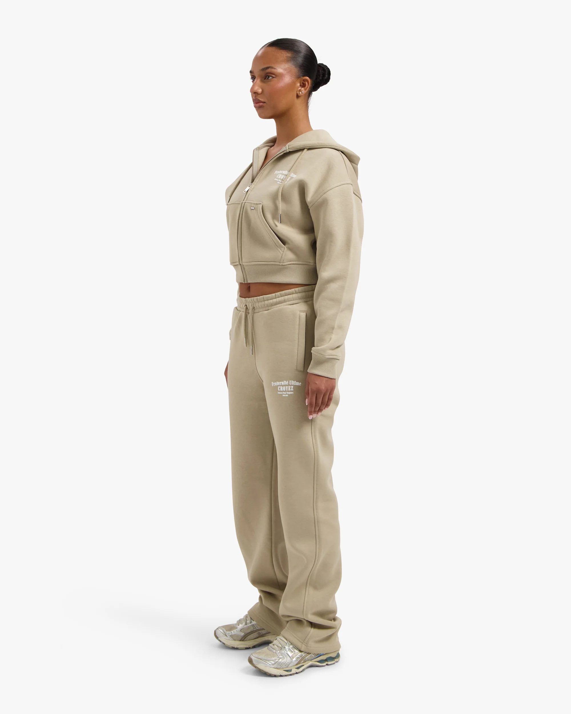 Croyez Women Fraternité Tracksuit | Sand - Image 4