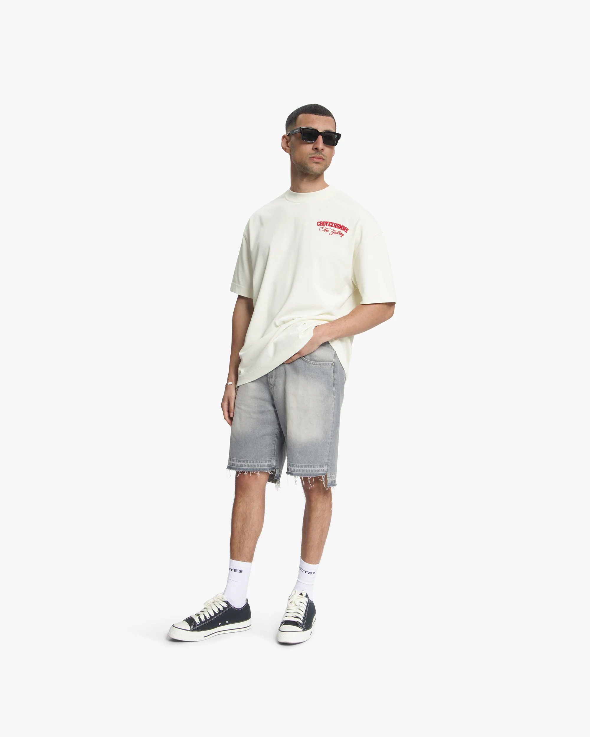 Croyez Worker T-Shirt | Off-White - Image 5