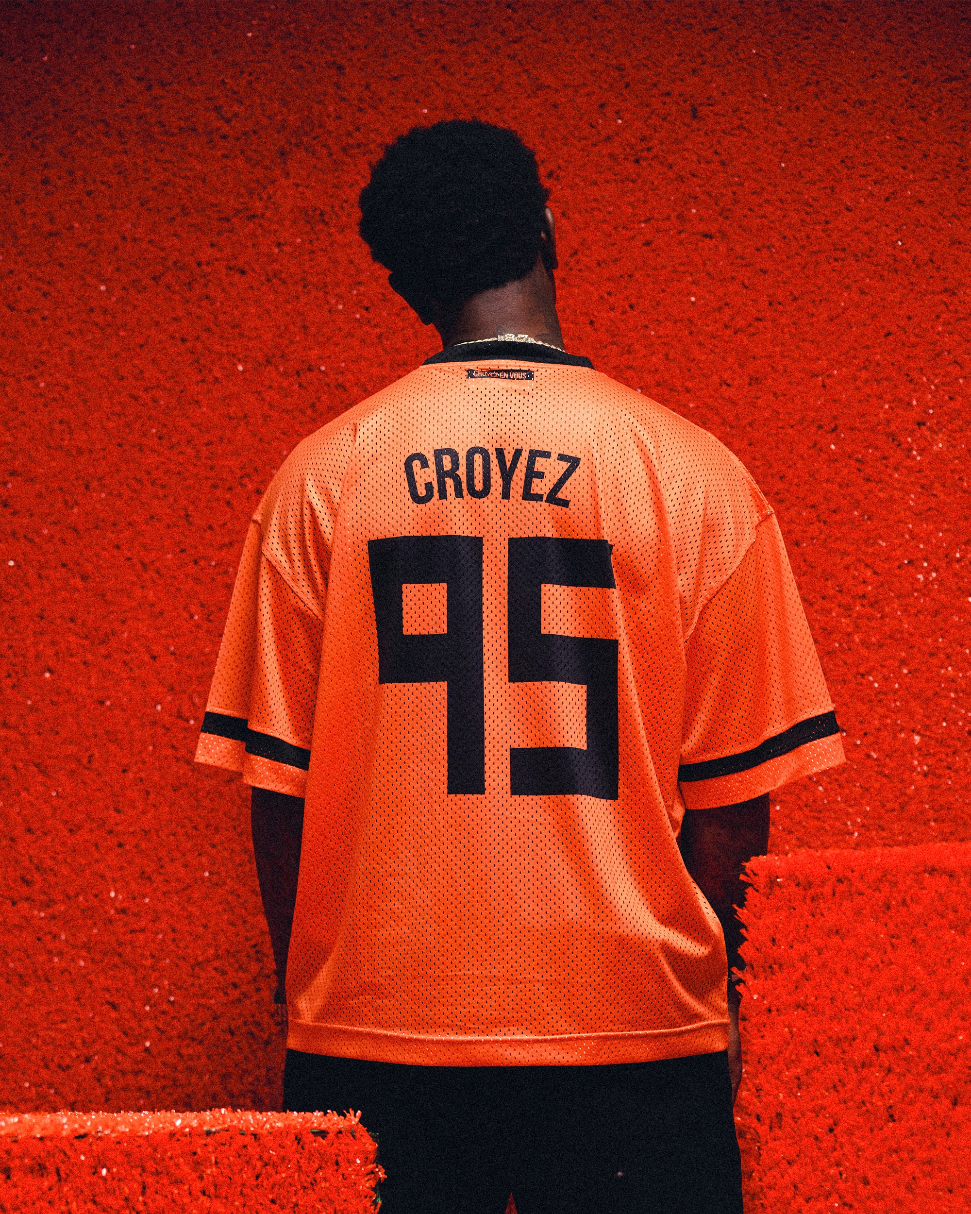 Croyez World Cup Mesh Jersey | Orange/Black - Image 4