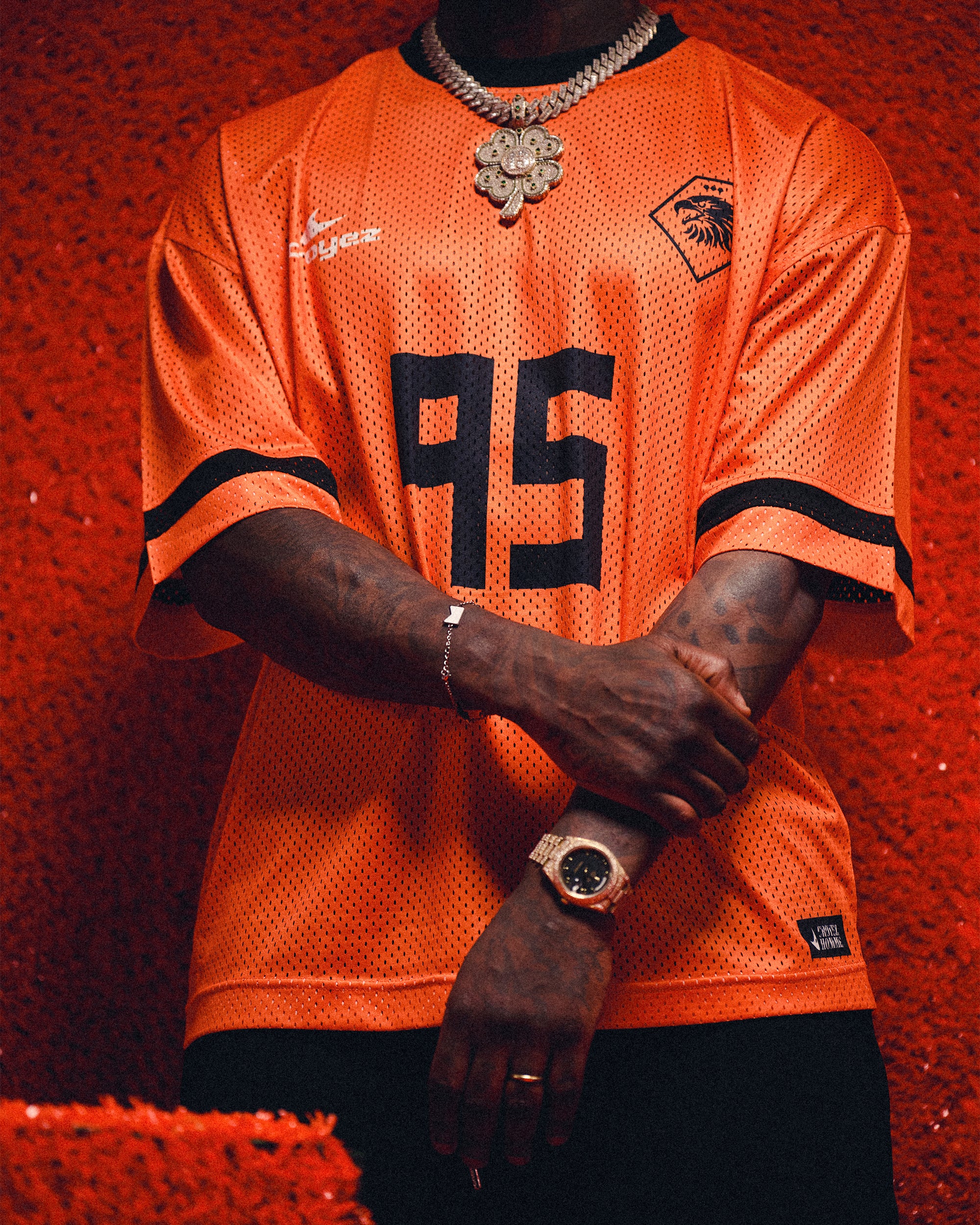 Croyez World Cup Mesh Jersey | Orange/Black - Image 5