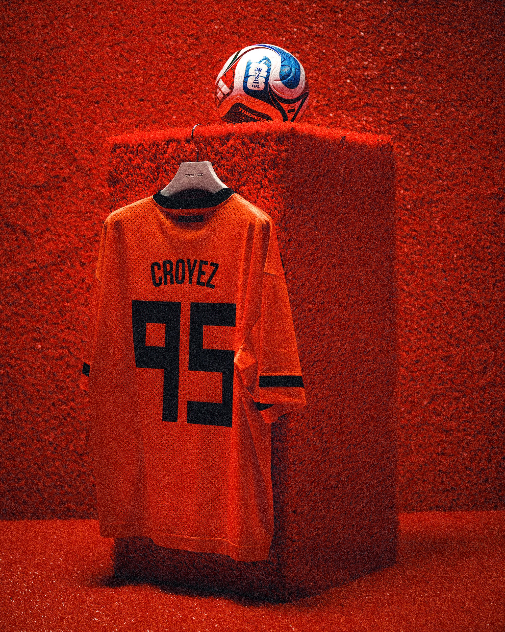 Croyez World Cup Mesh Jersey | Orange/Black - Image 7
